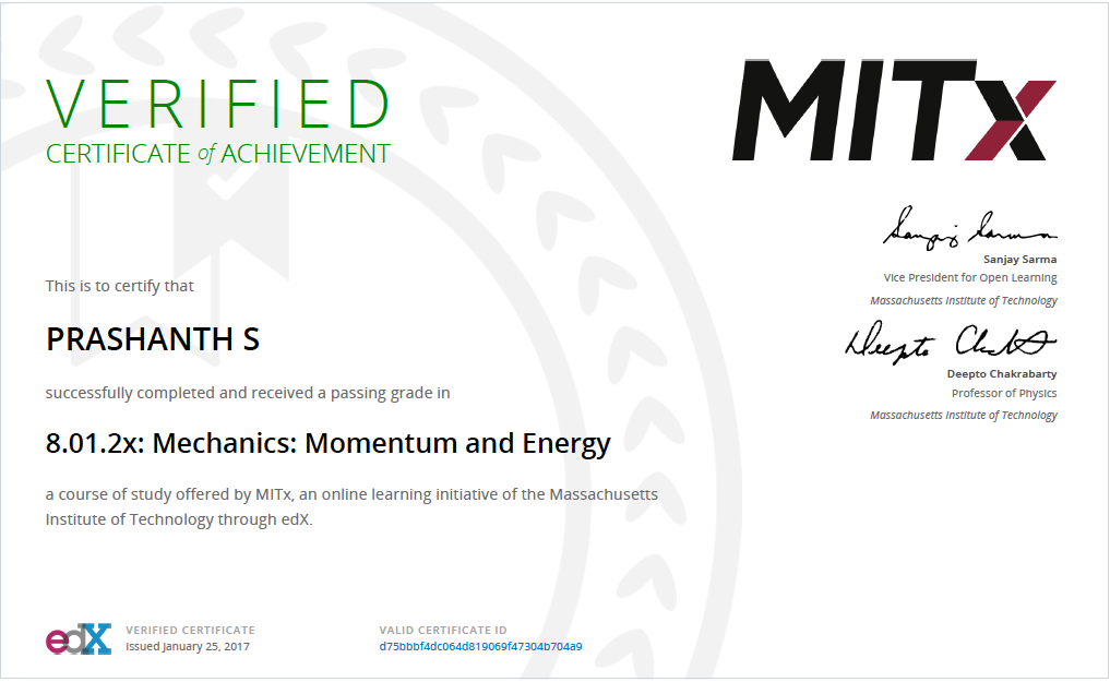 Momentum and Energy